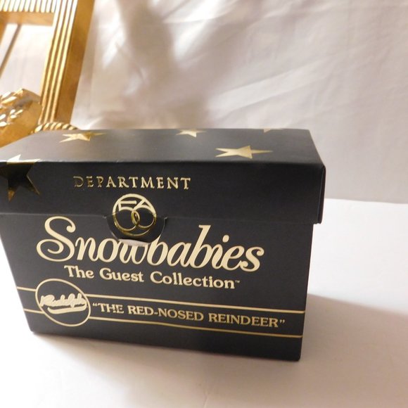 Snowbabies Rudolph The Red Nosed Reindeer Guest Collection Ornament Dept 56 - Picture 3 of 13
